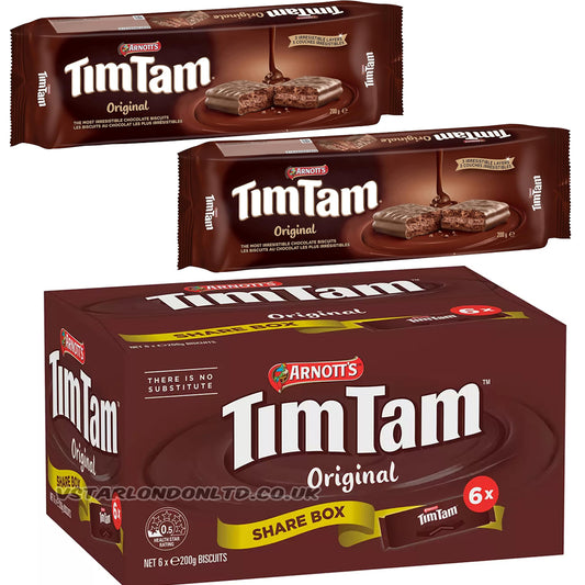 Arnott’s Tim Tam Original Chocolate Biscuits 6 x 200g