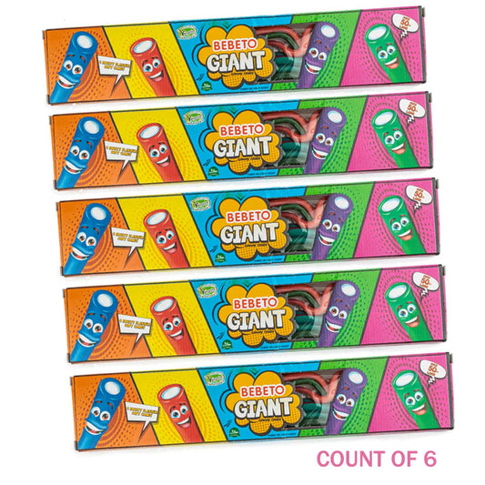 Bebeto Giant Candy Cables 400g - Sweet Licorice Treats