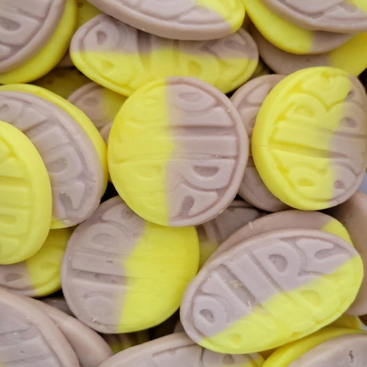 BUBS Banana & Caramel Foam Sweets – 1kg to 5kg Bulk Bags