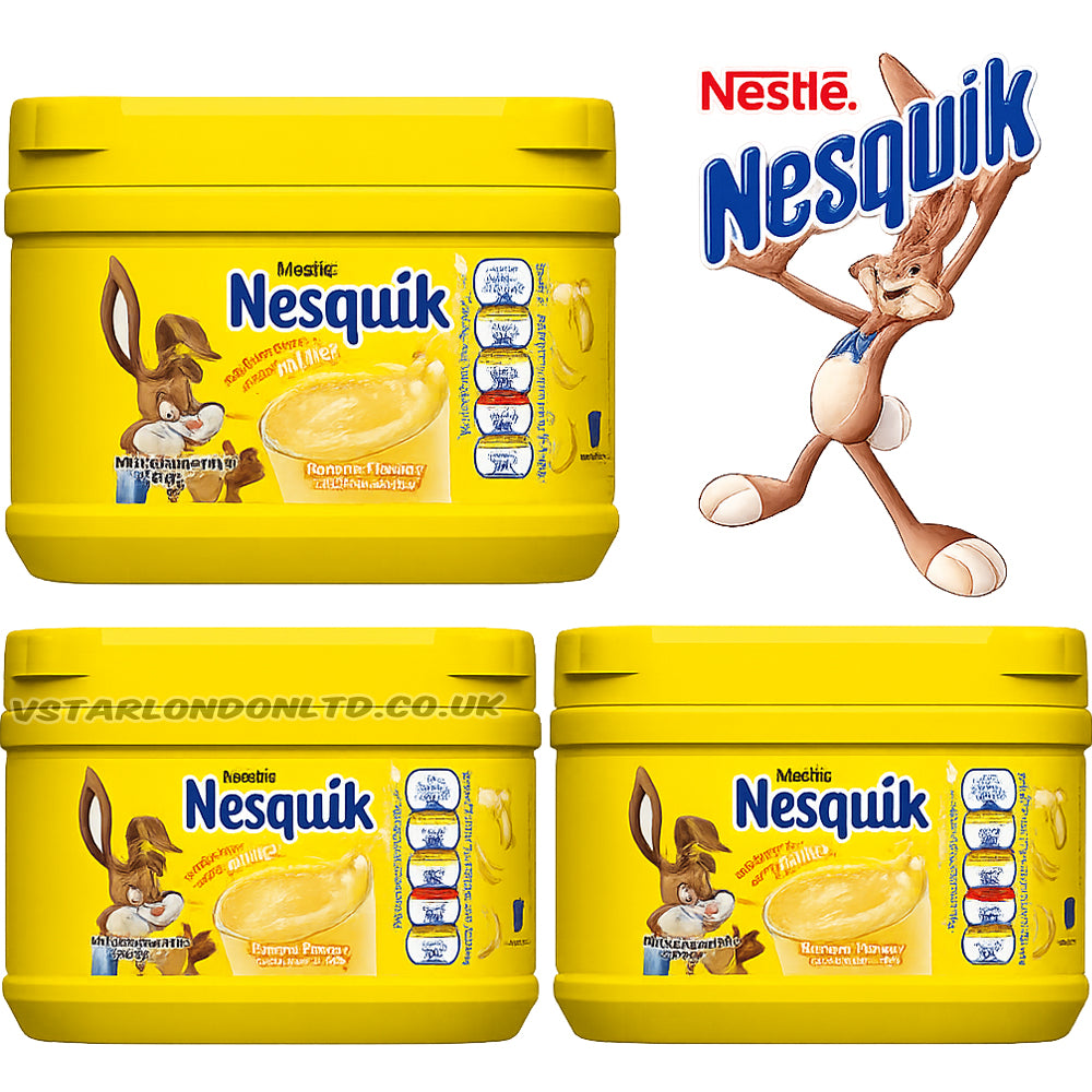 Nestlé Nesquik Milkshake Powder 300g | Chocolate, Strawberry & Banana