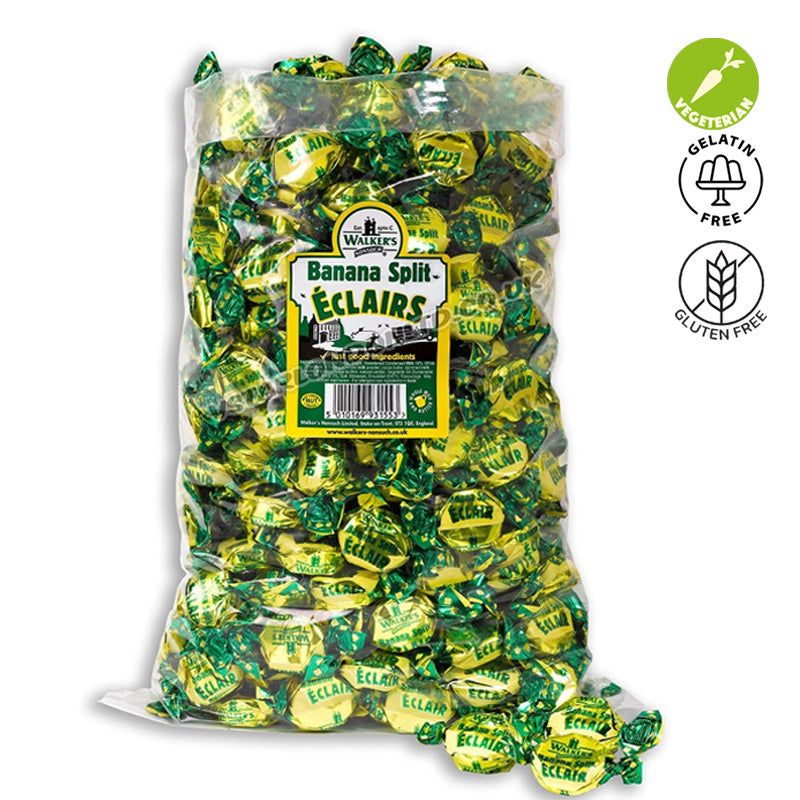 Walkers Nonsuch Toffees Eclairs Assorted Flavours 2.5kg Bulk Sweet Range