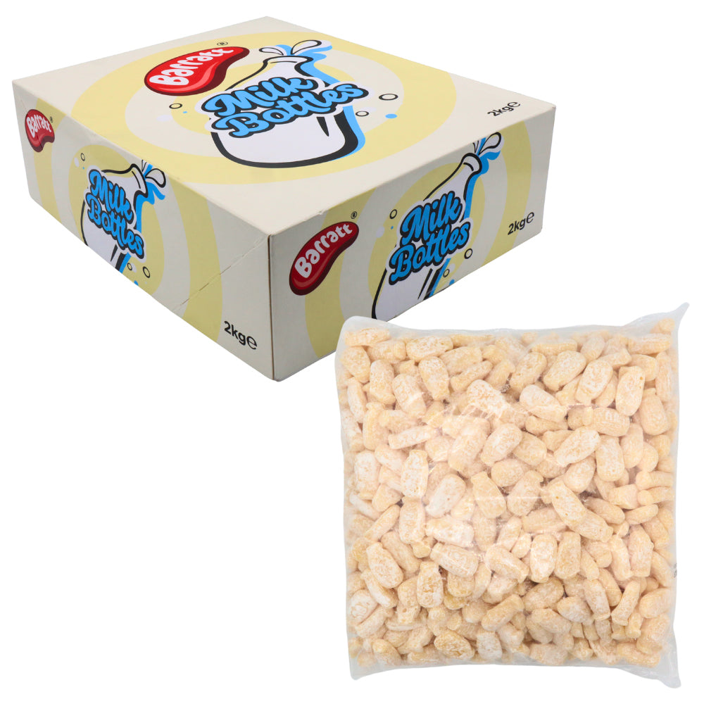 Barratt Milk Bottles Gums 2 kg – Retro Milky Sweets