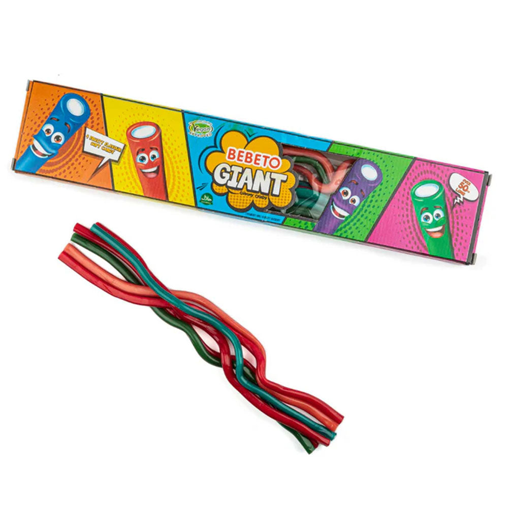 Bebeto Giant Candy Cables 400g - Sweet Licorice Treats