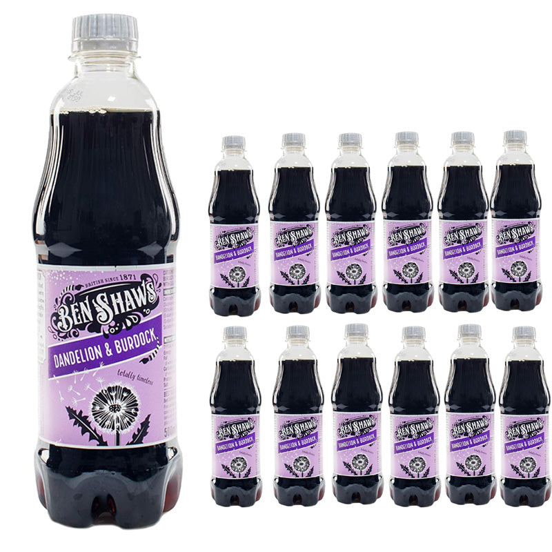 Ben Shaws Dandelion & Burdock Soda 500ml Bottles (6 & 12 Bottles)