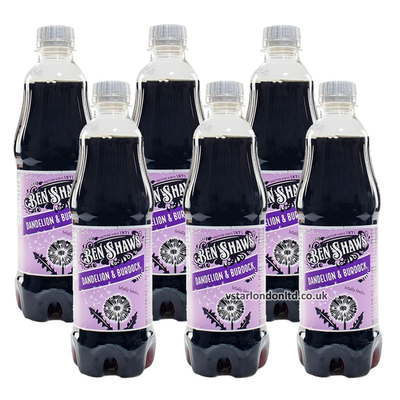 Ben Shaws Dandelion & Burdock Soda 500ml Bottles (6 & 12 Bottles)