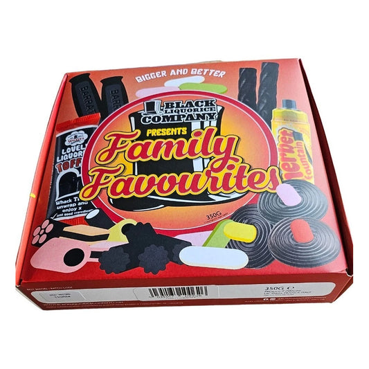 Family Favourites 350g – Black Liquorice Company Assorted Treats