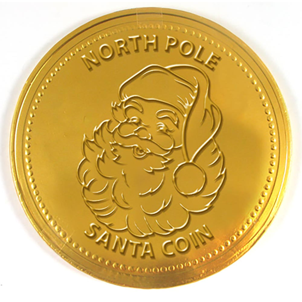 Bonds Giant Gold Santa Milk Chocolate Coins 50g (Box of 24)