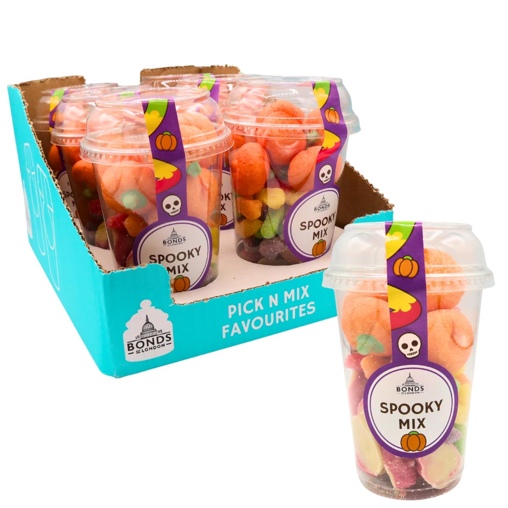Bonds Spooky Mix Candy Cups 240g (Box of 6)