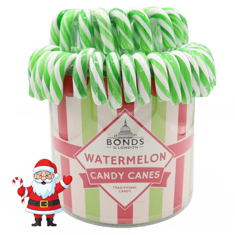 Bonds Watermelon Candy Cane Fountain 20g x 60 Pack Christmas Sweets