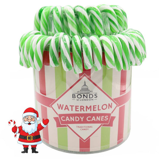 Bonds Watermelon Candy Cane Fountain 20g x 60 Pack Christmas Sweets