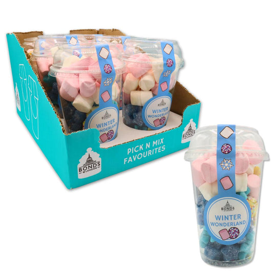 Bonds Winter Wonderland Candy Cup – 6 x 245g Festive Sweet Mix