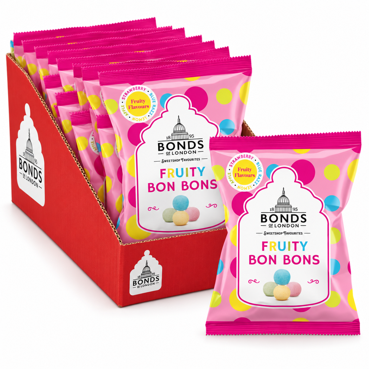Bonds Fruity Bon Bons Bag 110g (6 & 12 Bags)