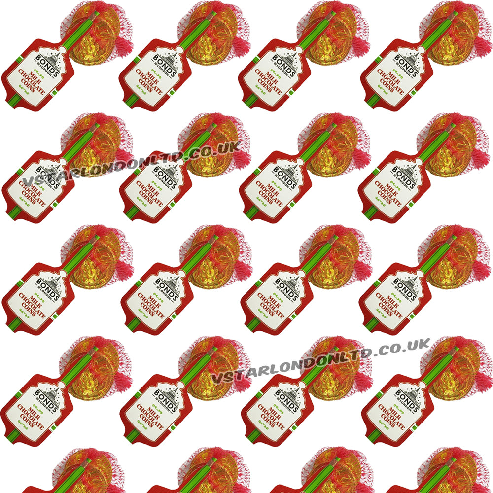Bonds Net of Gold Milk Chocolate Coins 75g (10, 15 & 25 Nets)