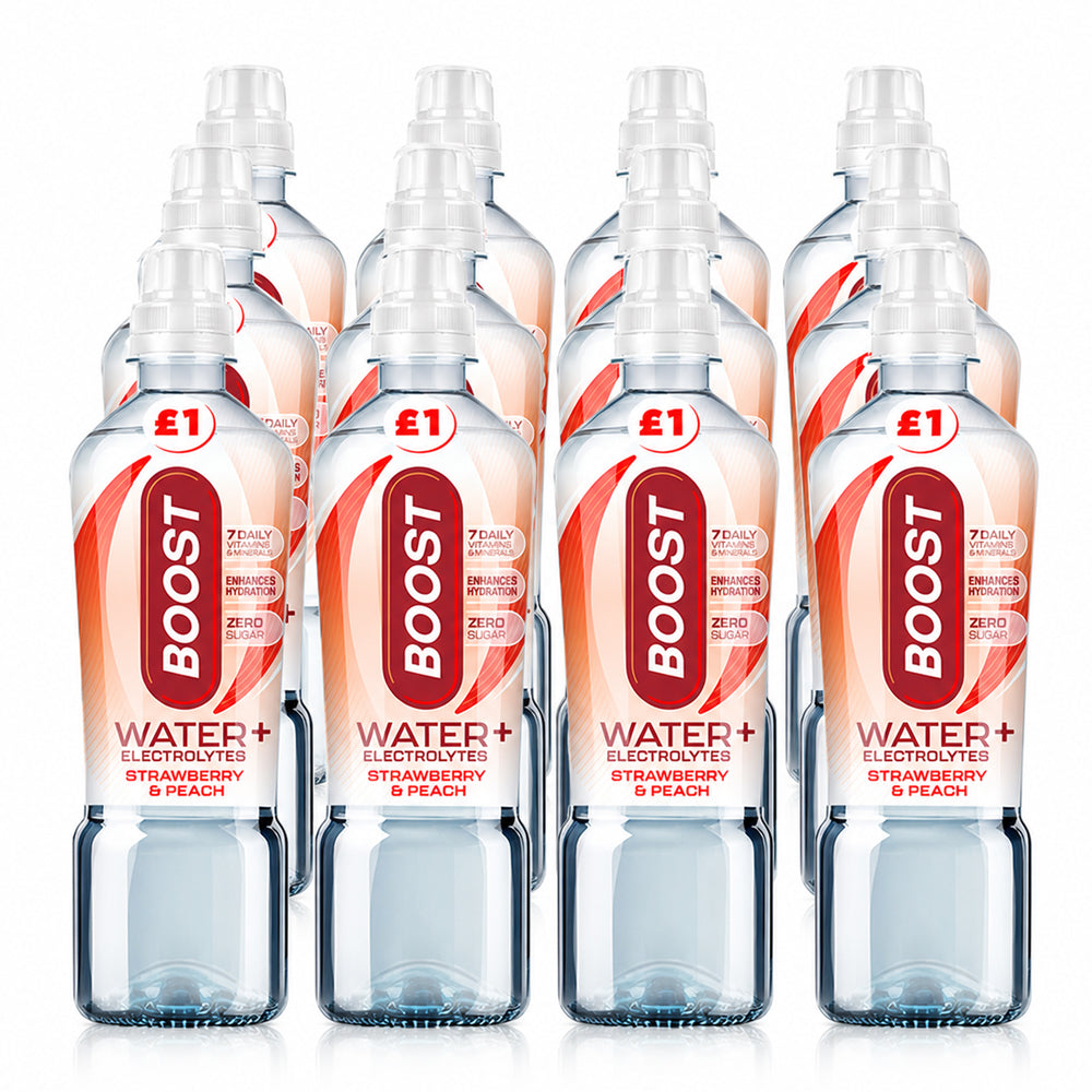 Boost Sport Hydration Water Strawberry & Peach 500ml PMP (Case of 12)