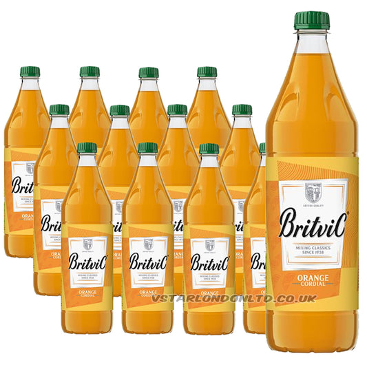 Britvic Orange Cordial 1L (6 & 12 Bottles)