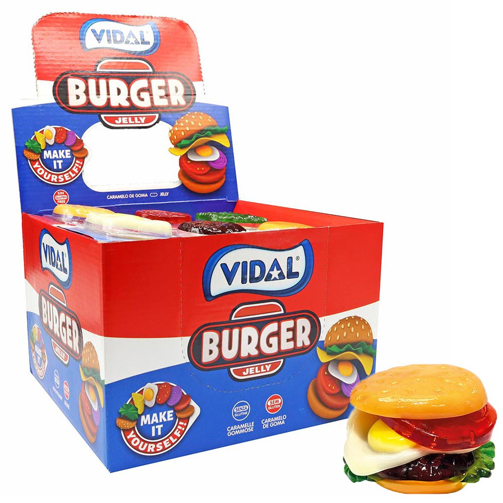 Vidal Burger Jelly 11 x 66g