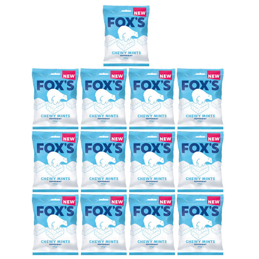 Fox's Chewy Mints Bag 140g – Pack of 13