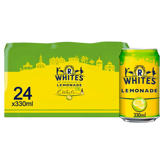 R.White's Lemonade Cans 24 x 330ml