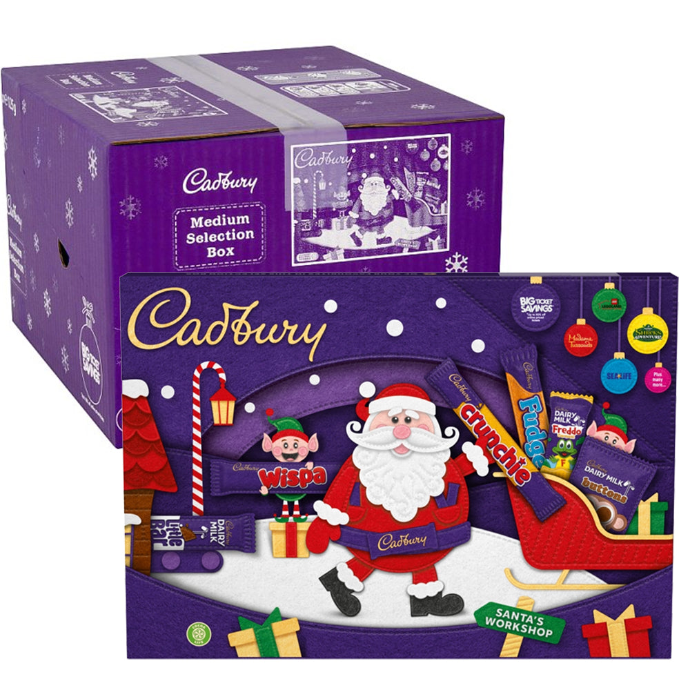 Cadbury Chocolate Selection Box 10 x 125g – Christmas Gift Assortment