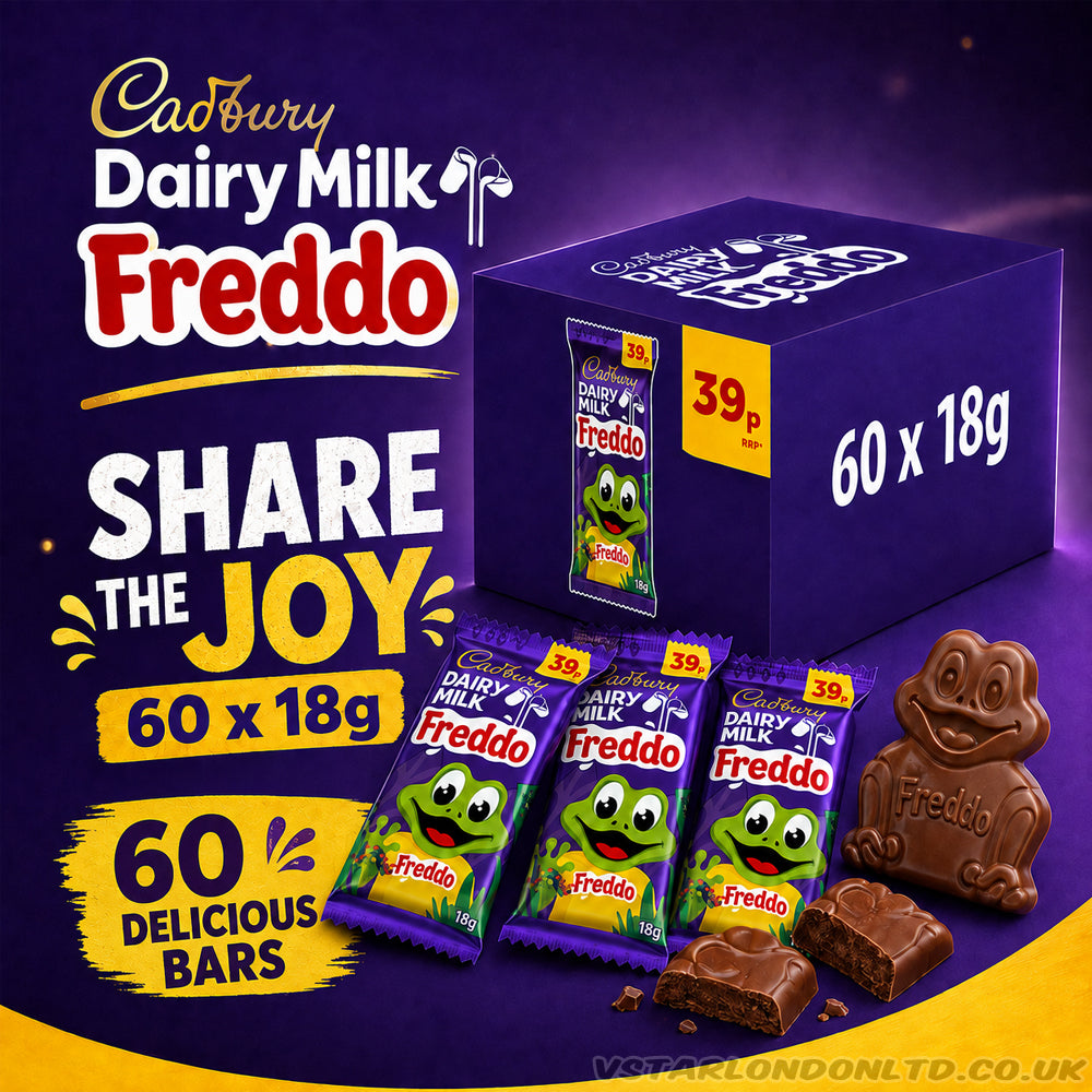 Cadbury Dairy Milk Freddo Chocolate Bar 18g 39p PMP (Box of 60)