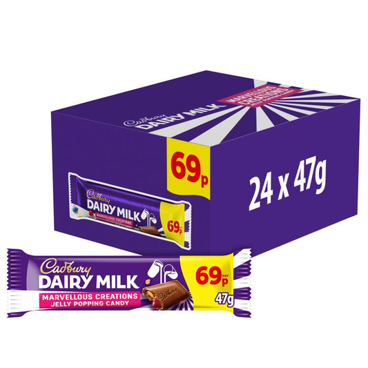 Cadbury Dairy Milk Marvellous Creations Jelly Candy 24 x 47g PMP