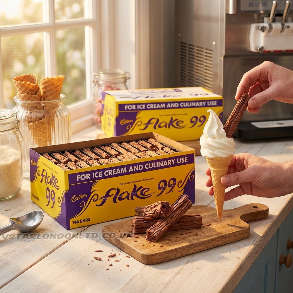 Cadbury Flake 99 Chocolate Bars 8.25g (144 Pack) Ice Cream Flakes