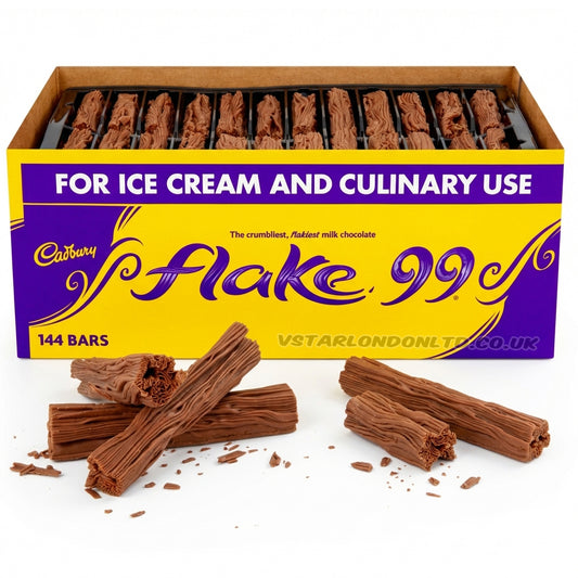 Cadbury Flake 99 Chocolate Bars 8.25g (144 Pack) Ice Cream Flakes