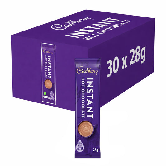 Cadbury Instant Hot Chocolate Drink Sachet 28g (Case of 30)