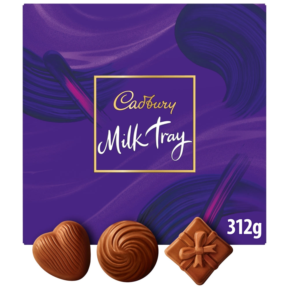 Cadbury Milk Tray Chocolate Box 312g – Assorted Dairy Milk Chocolates Gift