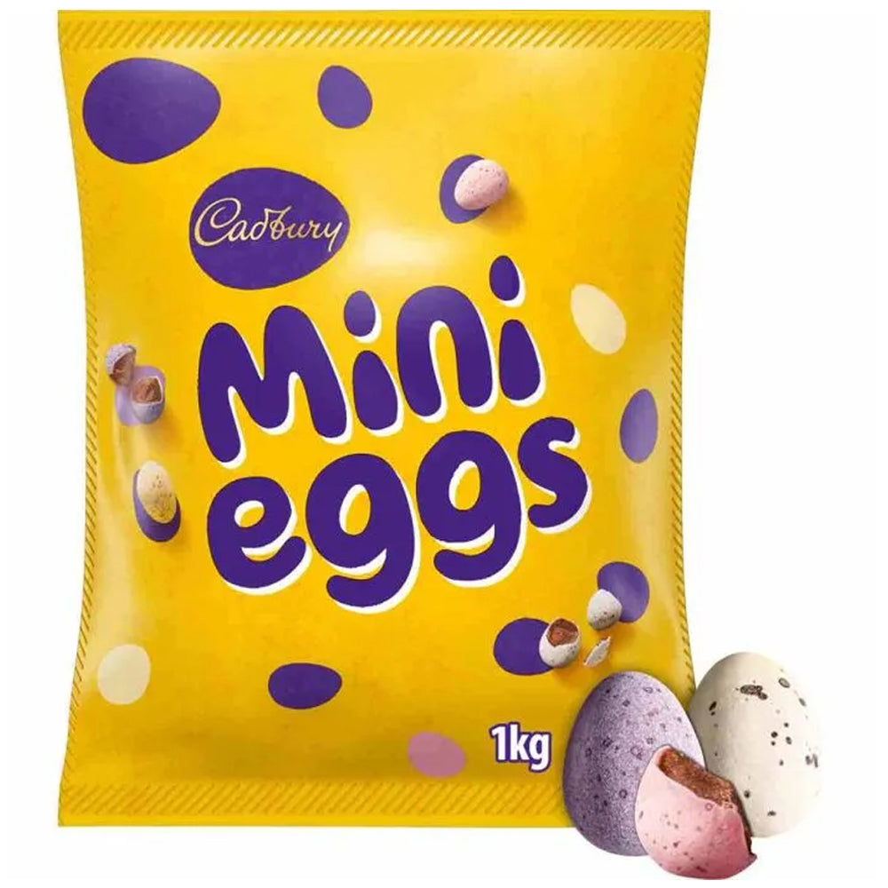 Cadbury Mini Eggs Chocolate Bag 1kg – Easter Milk Chocolate Eggs