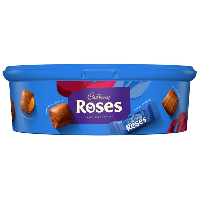 Cadbury Roses Chocolate Assortment Tub 475g Sharing Tub Mixed Chocolate Flavours