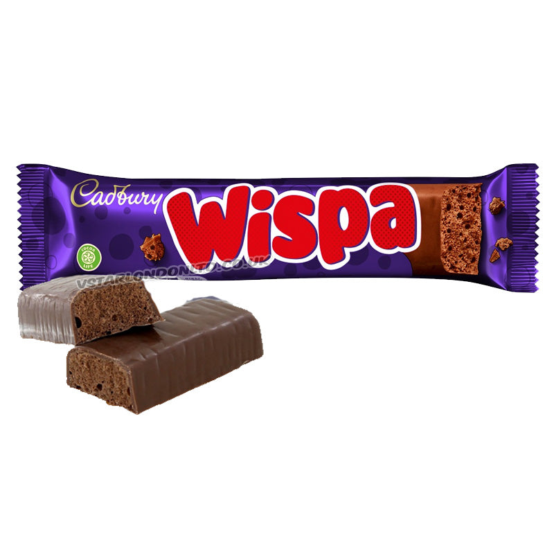 Cadbury Wispa Bubbly Milk Chocolate 24 & 48 Bars 36g Multipack Options