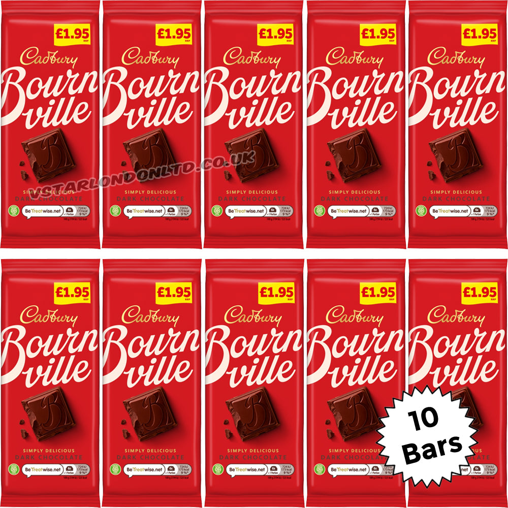 Cadbury Bournville Classic Dark Chocolate Bar 100g £1.95 PMP (10 & 18 Bars)