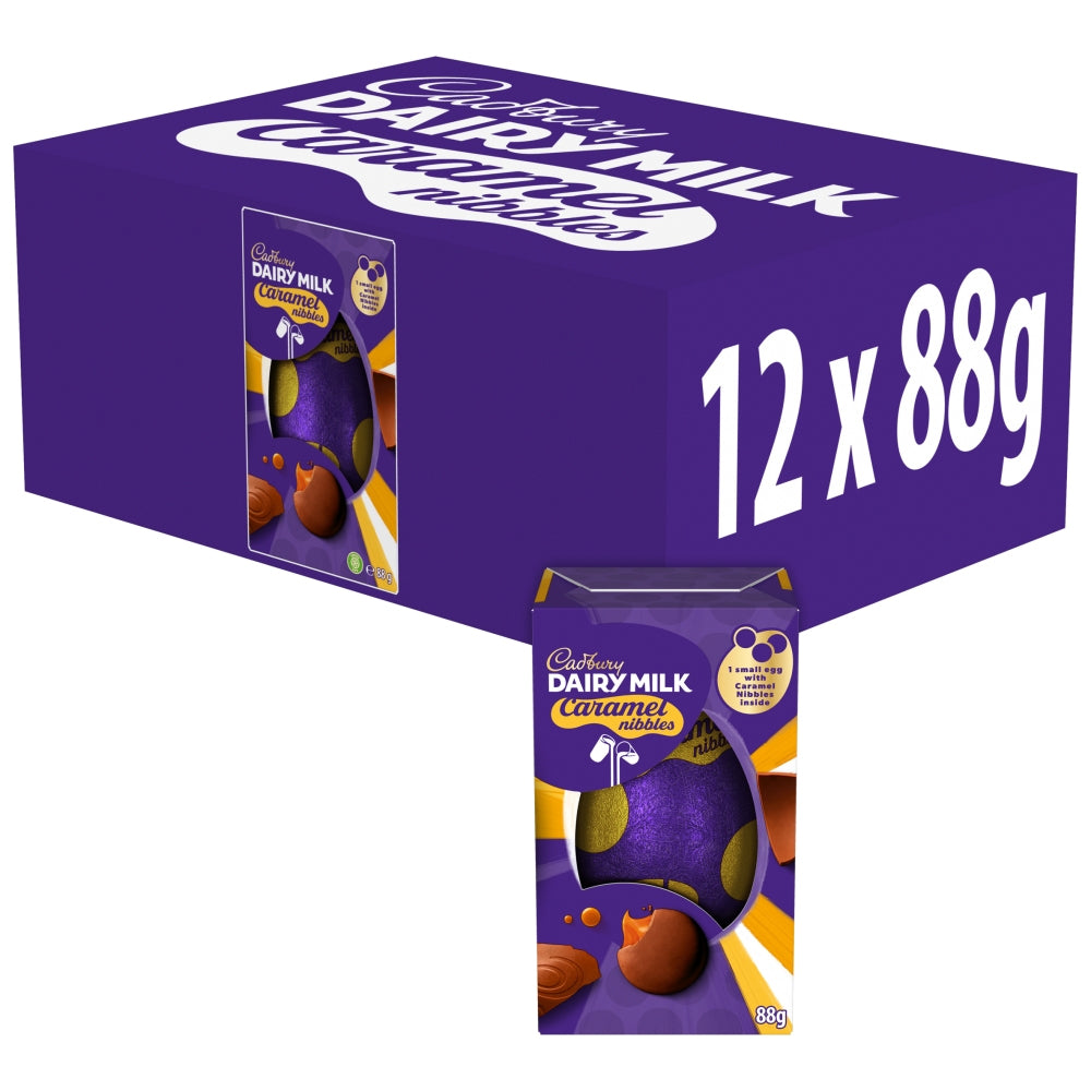 Cadbury Caramel Chocolate Easter Egg 88g (Box of 12)