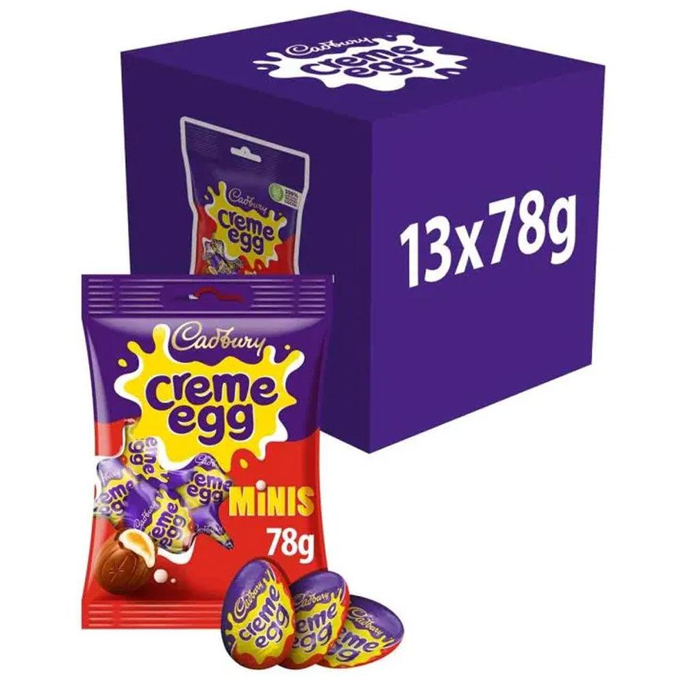 Cadbury Creme Egg Minis Chocolate Bag 78g (6 & 13 Eggs) Easter 2026