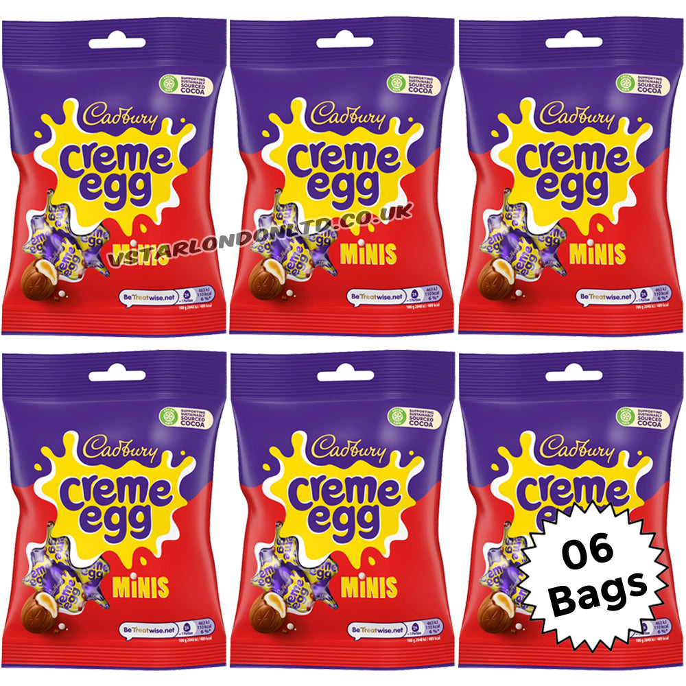 Cadbury Creme Egg Minis Chocolate Bag 78g (6 & 13 Eggs) Easter 2026