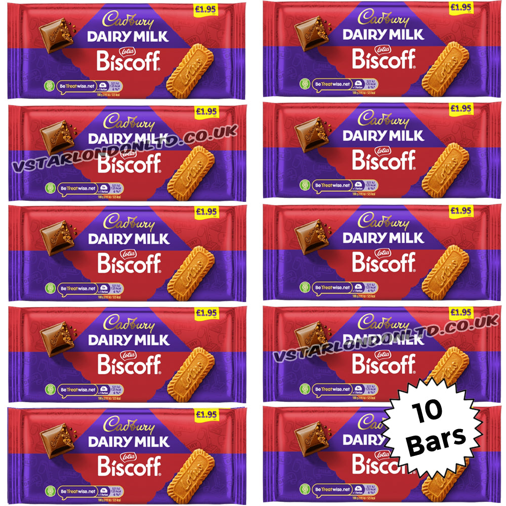 Cadbury Dairy Milk Biscoff Chocolate 95g £1.95 PMP (10 & 21 Bars)