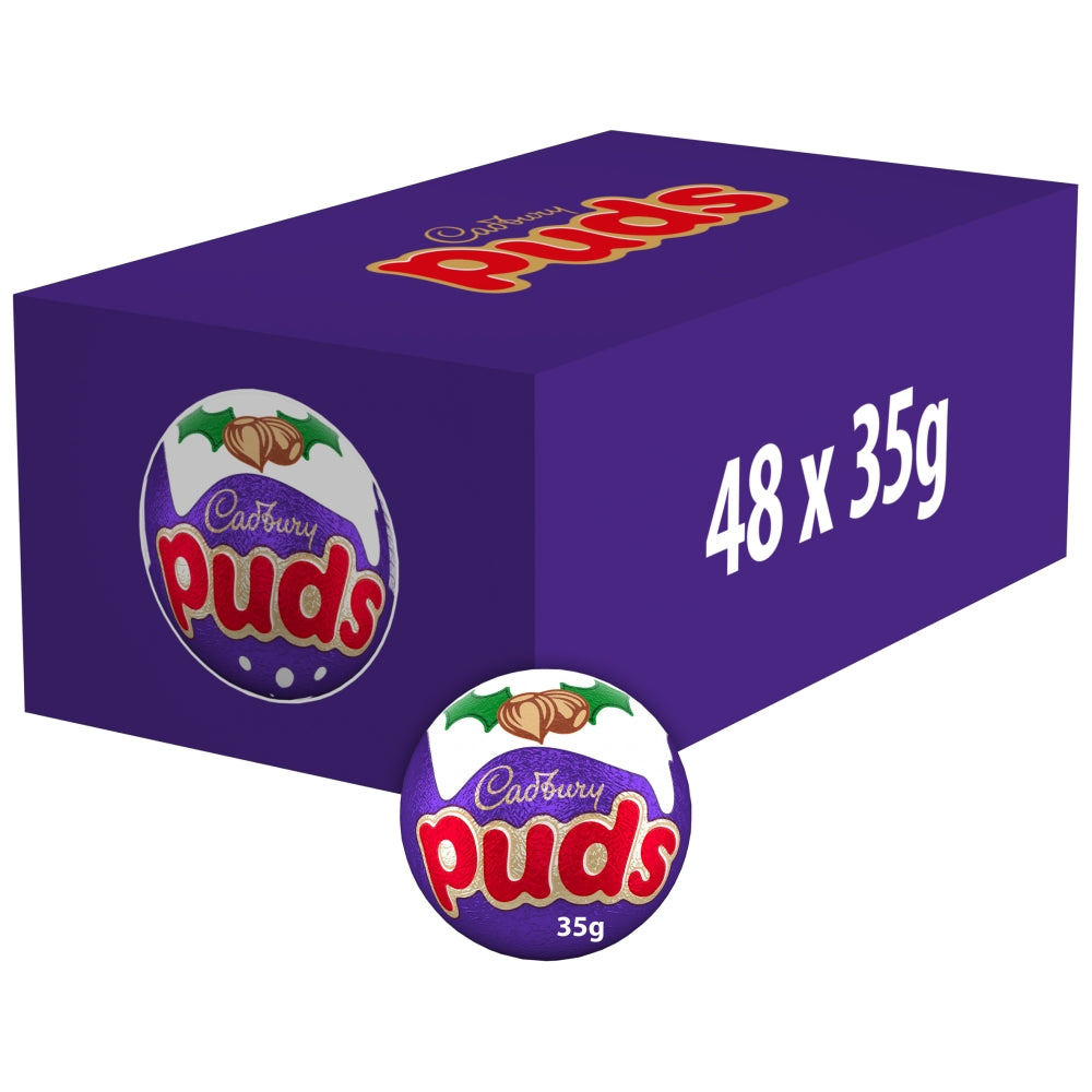 Cadbury Dairy Milk Chocolate Puds Single Egg 35g (24 & 48 Eggs)