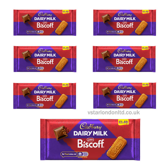 Cadbury Dairy Milk with Lotus Biscoff Chocolate Bar 95g