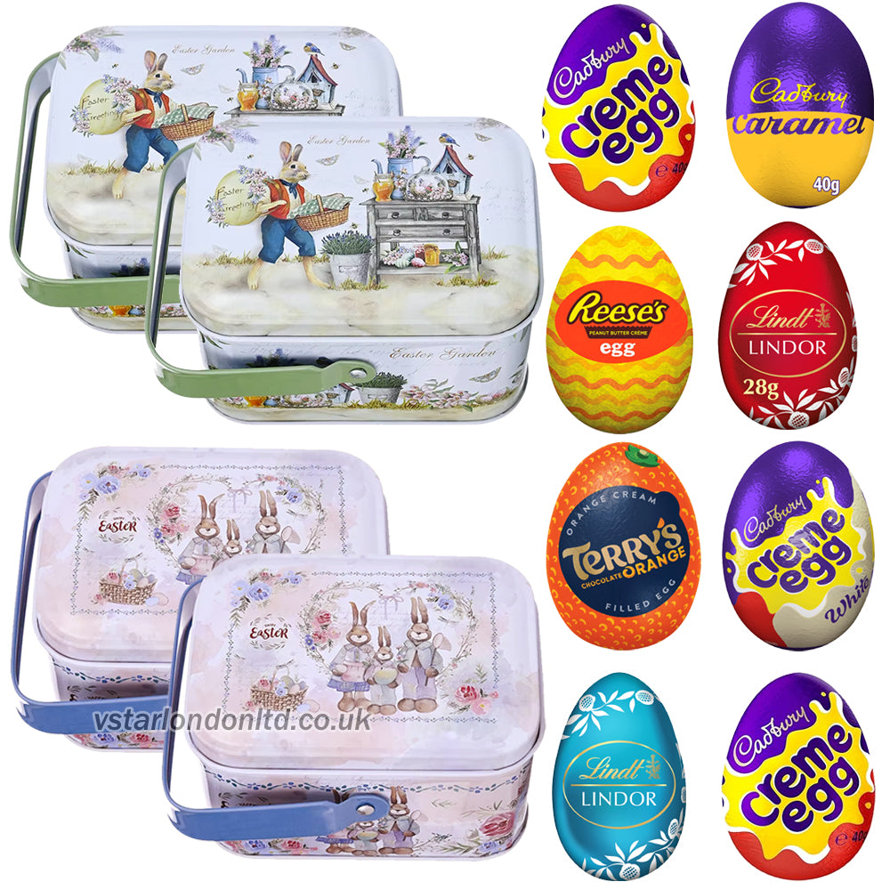 Cadbury, Lindt, Reese’s, Terry’s Filled & 5 Mixed Eggs with Gift Box