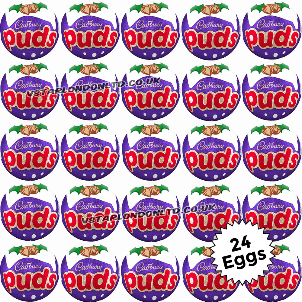 Cadbury Dairy Milk Chocolate Puds Single Egg 35g (24 & 48 Eggs)