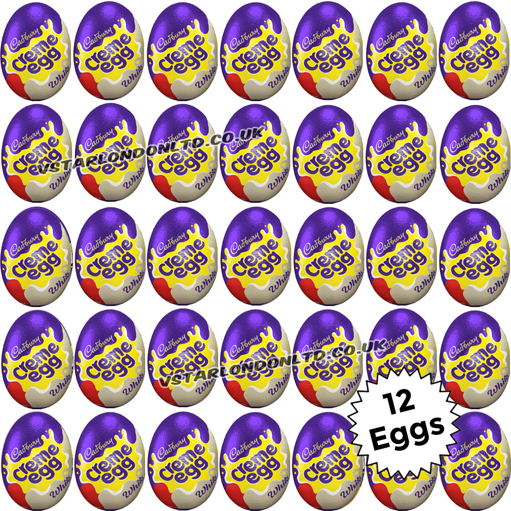 Cadbury White Chocolate Creme Egg 40g (24 & 48 Eggs) Easter 2026