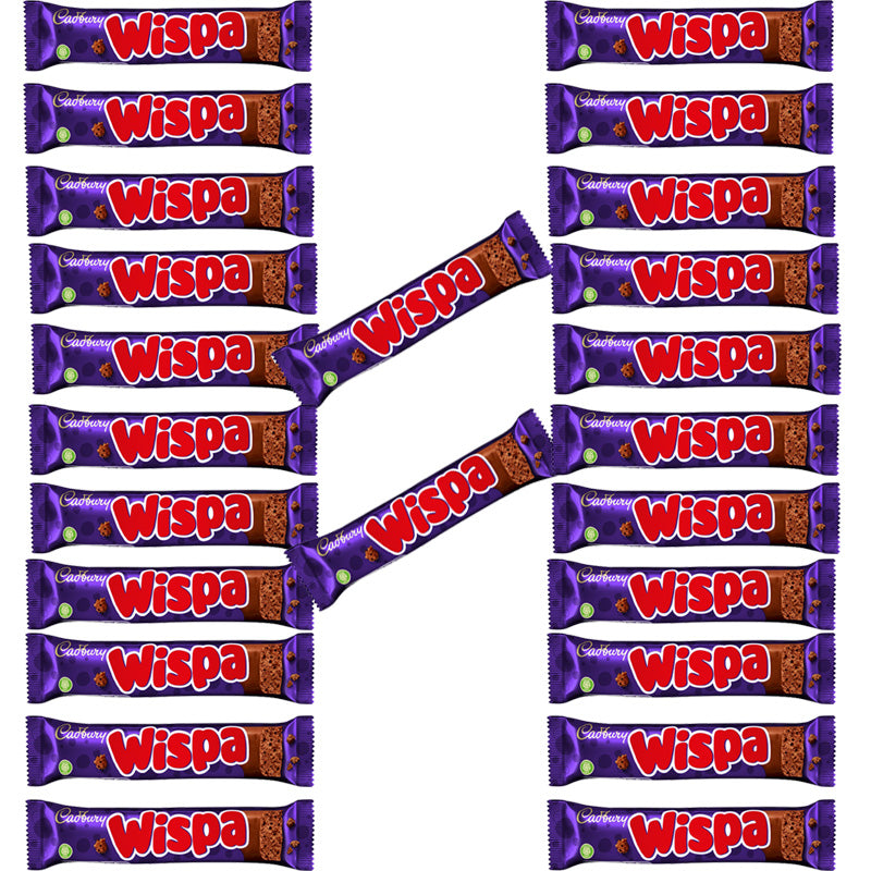 Cadbury Wispa Bubbly Milk Chocolate 24 & 48 Bars 36g Multipack Options
