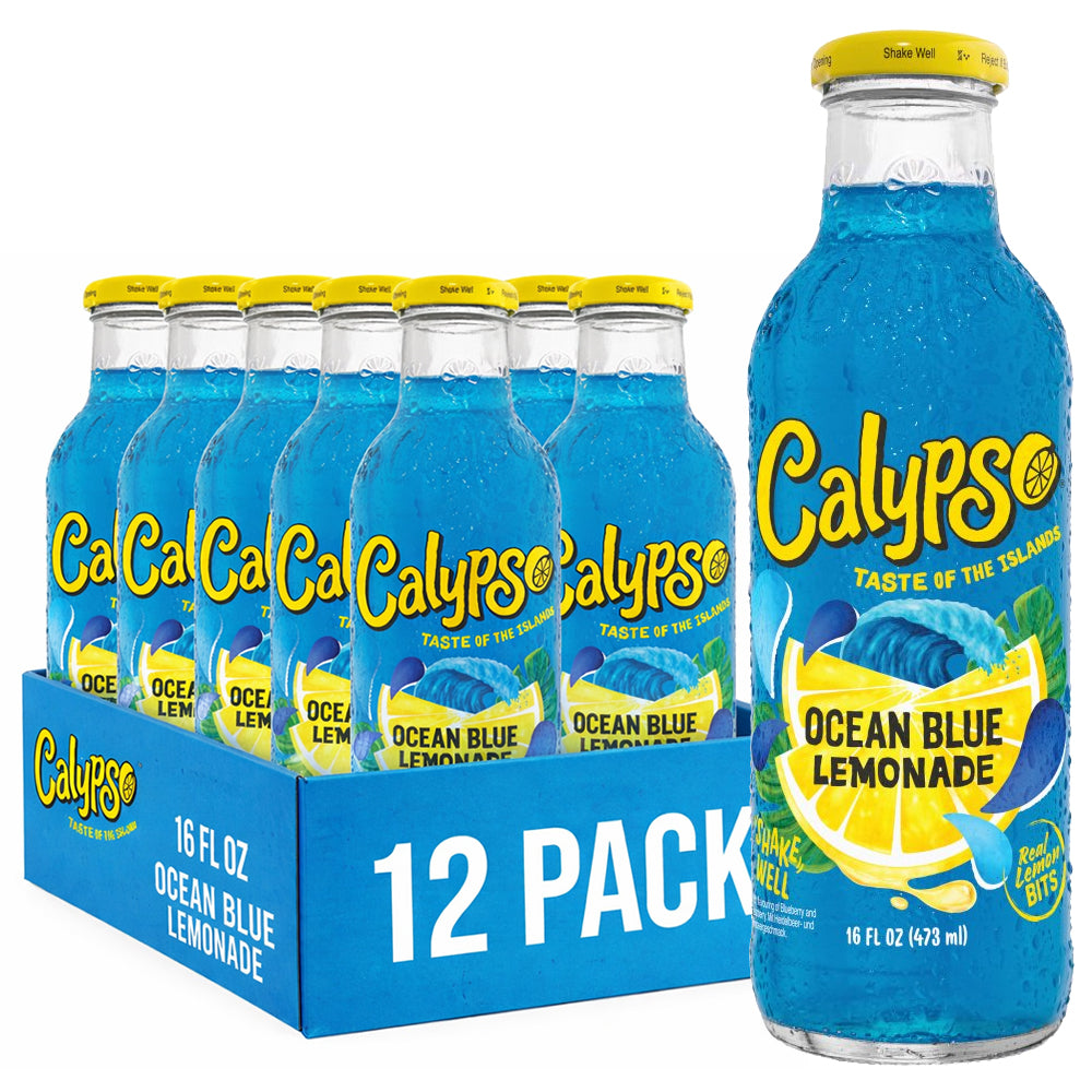 Calypso Ocean Blue Lemonade 473ml (Case of 12)