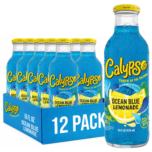 Calypso Ocean Blue Lemonade 473ml (Case of 12)