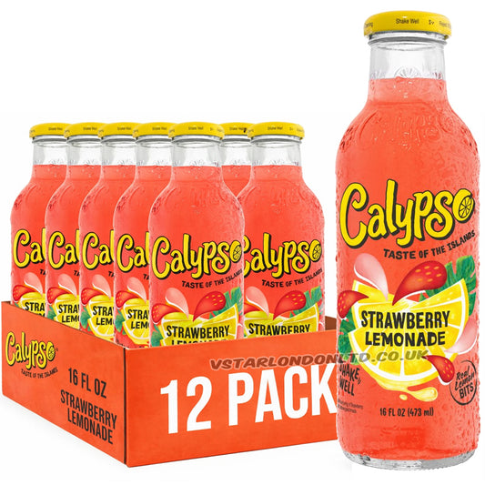Calypso Strawberry Lemonade 473ml (Case of 12)
