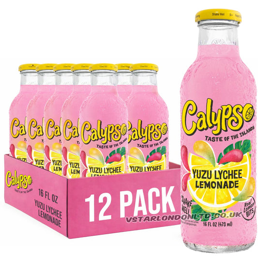 Calypso Yuzu Lychee Lemonade 473ml (Case of 12)