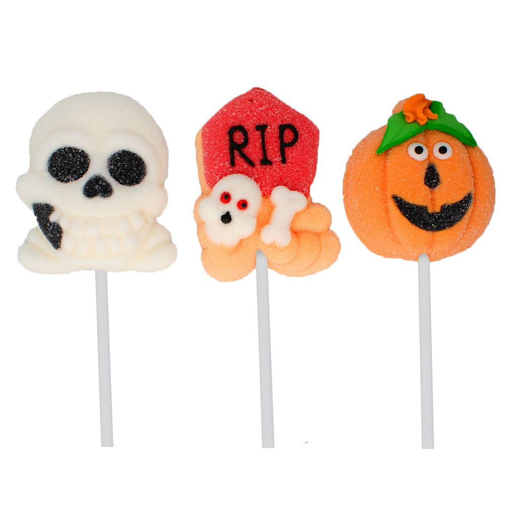 Candy Realms Halloween Mallow Pops 45g (Pack of 24)