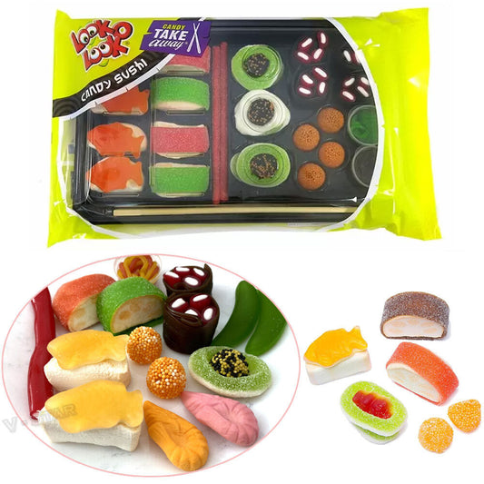Candy Sushi Tray Fruit Flavour Sweets 300g