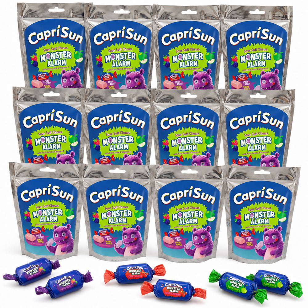 Capri-Sun Soft Chews Monster Alarm Flavour Pouch 147g (6 & 12 Pouches)